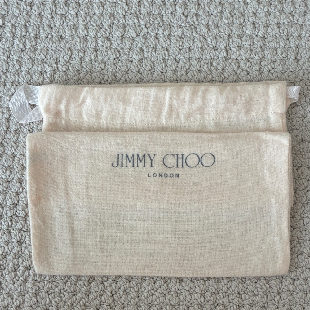 Small Jimmy Choo Cream Dust Bag
